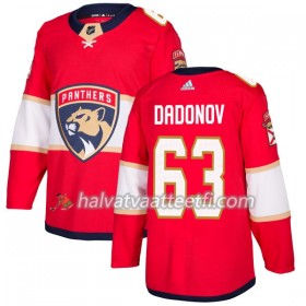 Miesten NHL Florida Panthers Pelipaita Evgenii Dadonov 63 Adidas 2017-2018 Punainen Authentic